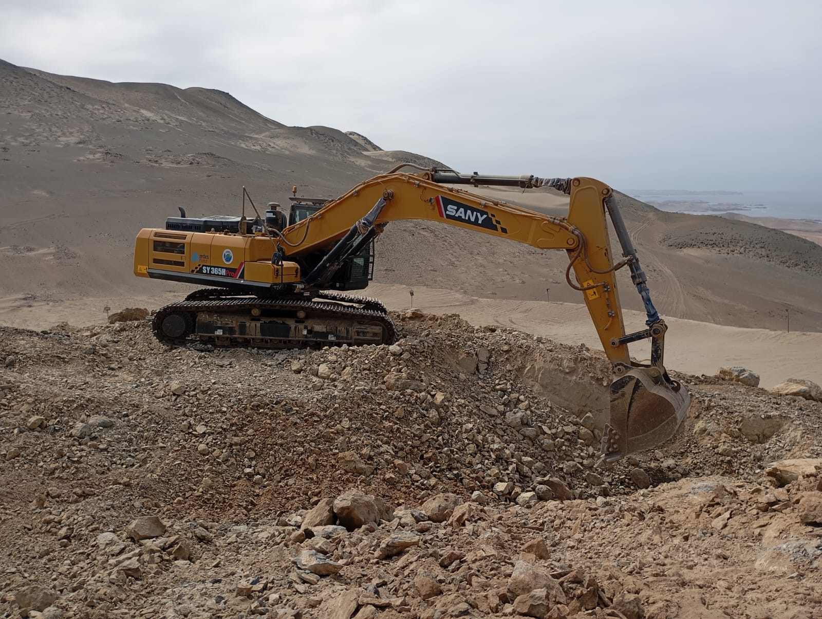 transporte de maquinaria minera